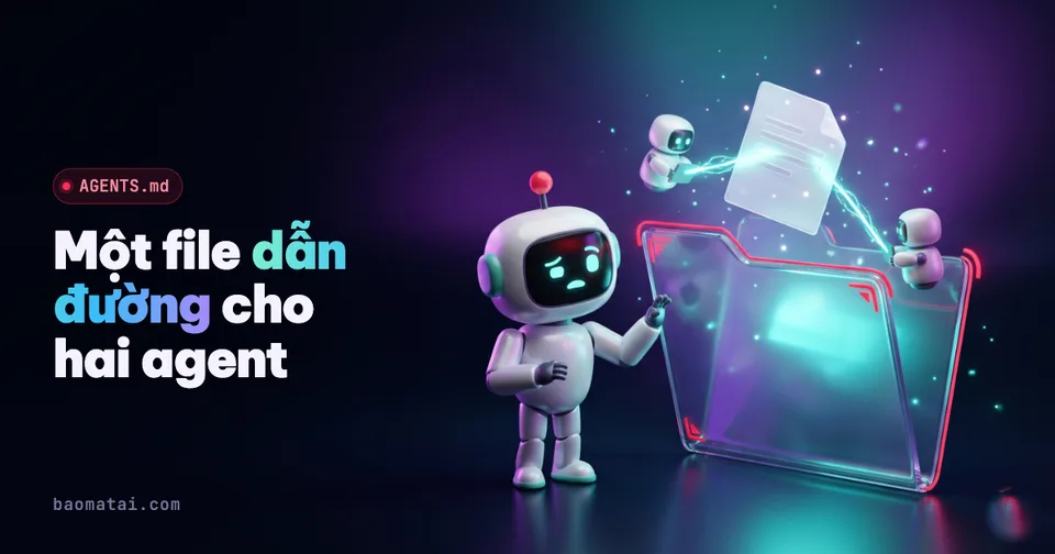 Hình mô phỏng: Một file AGENTS.md trong thư mục Downloads đủ để điều khiển Codex và Claude Code