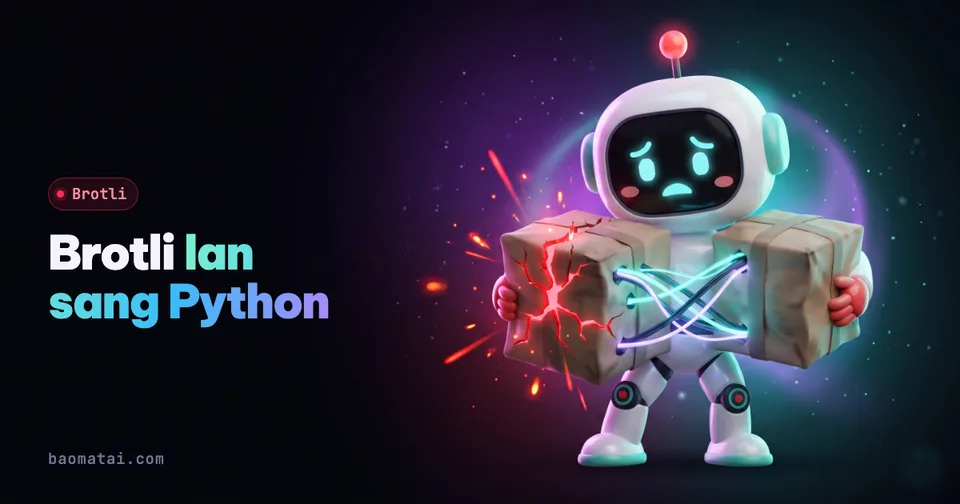 Hình mô phỏng: Lỗ hổng Brotli của Node.js đã chạy được mã trên bản chính thức, và Python cũng dính