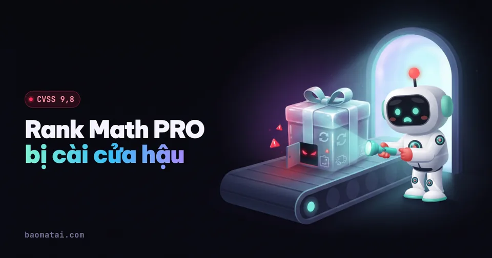 Mo phong: ban cap nhat plugin chinh thuc chua cua hau, kich hoat len la tao admin la va ket noi ve may chu cua hacker